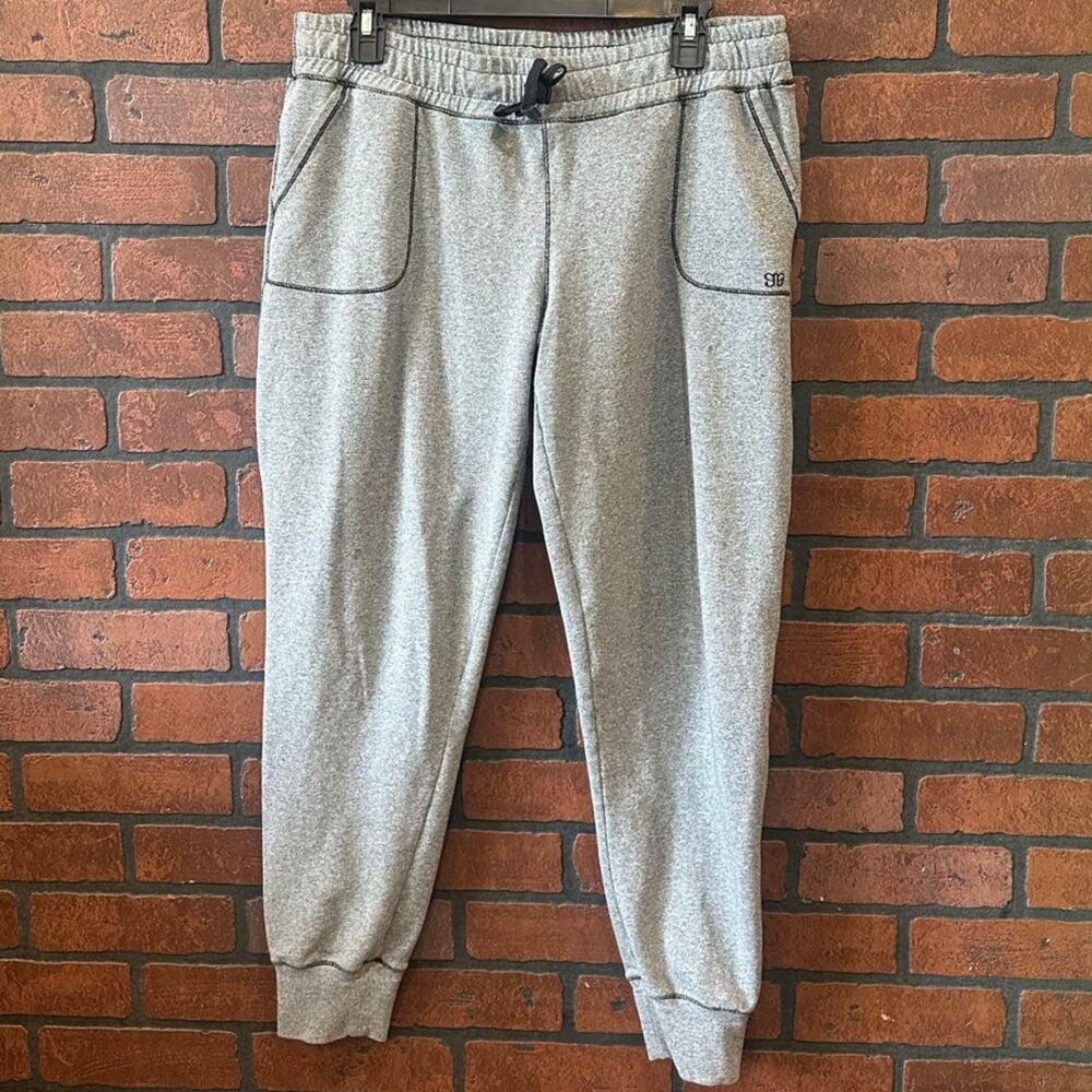 Albion Fit Women's Grey Athleisure Joggers Size Medium Athleisure Stretch Lounge